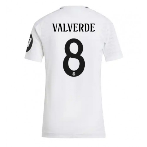 Fotbalové Dres Real Madrid Federico Valverde #8 Dámské Domácí 2024-25 Krátký Rukáv